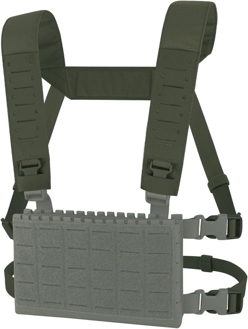 KRYDEX Laser Cut Shoulder Strap H Harness and Back Strap with Quick Release Buckles for MK3 MK4 MK5 Chest Rig - Image 1